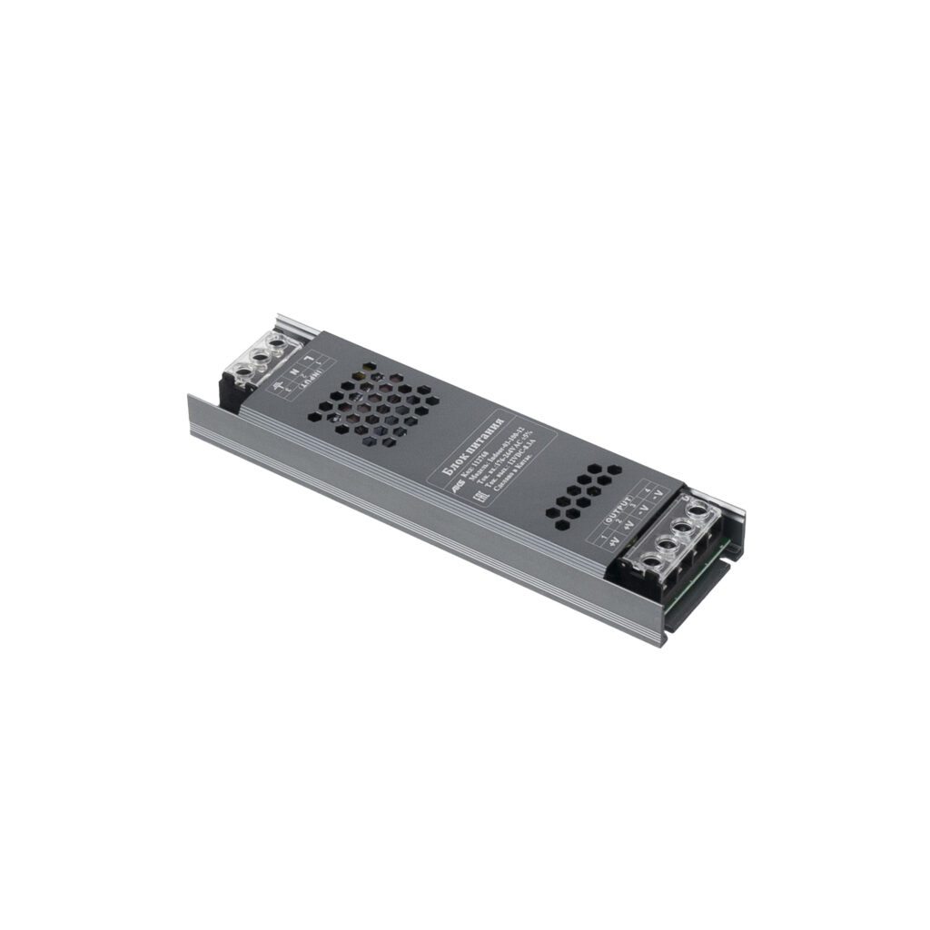 კვების ბლოკი Indoor 100W/12V, სერია 3, კომპაქტური, AKS