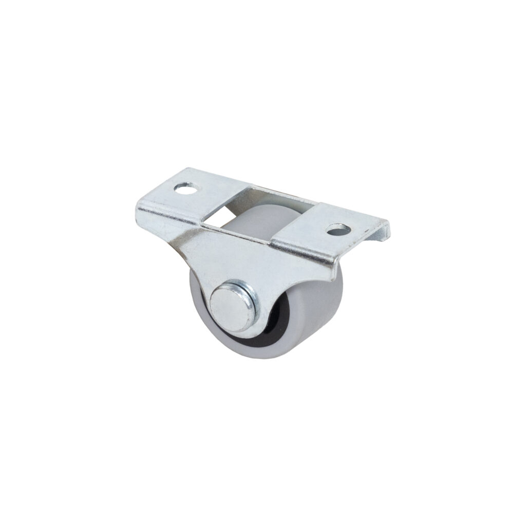Furniture roller with cutting rim d25 h28 upright gray AKS