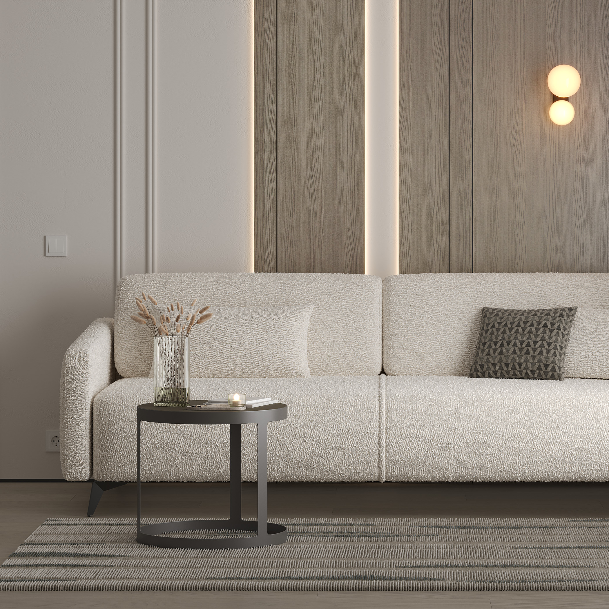 Furniture support meth HELLY h100 corner matte gold AKS - Image 7
