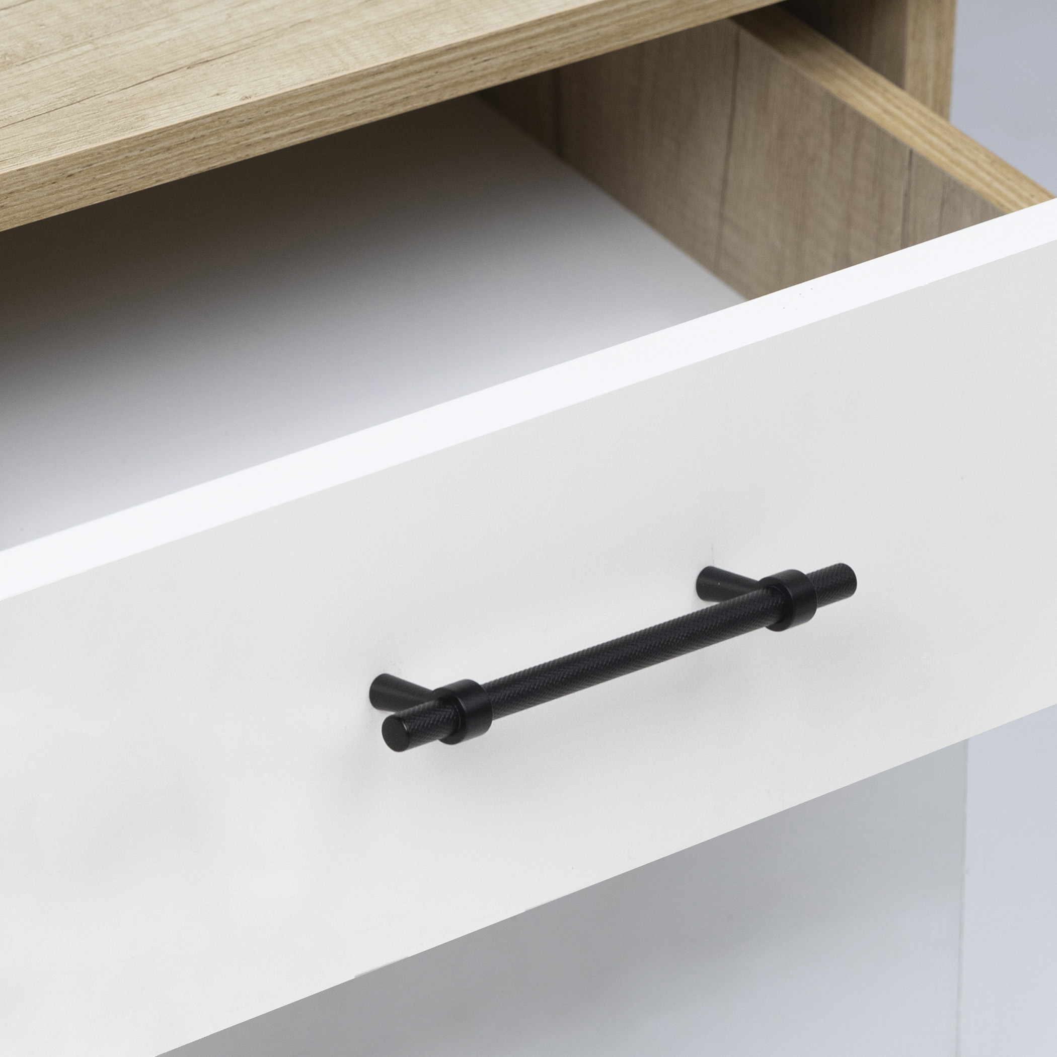 Furniture handle bracket met. GRAFITTI 192 matte black, AKS - Image 5