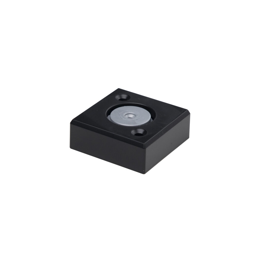 Furniture support plast. B-06 h20 adjustable black matte AKS