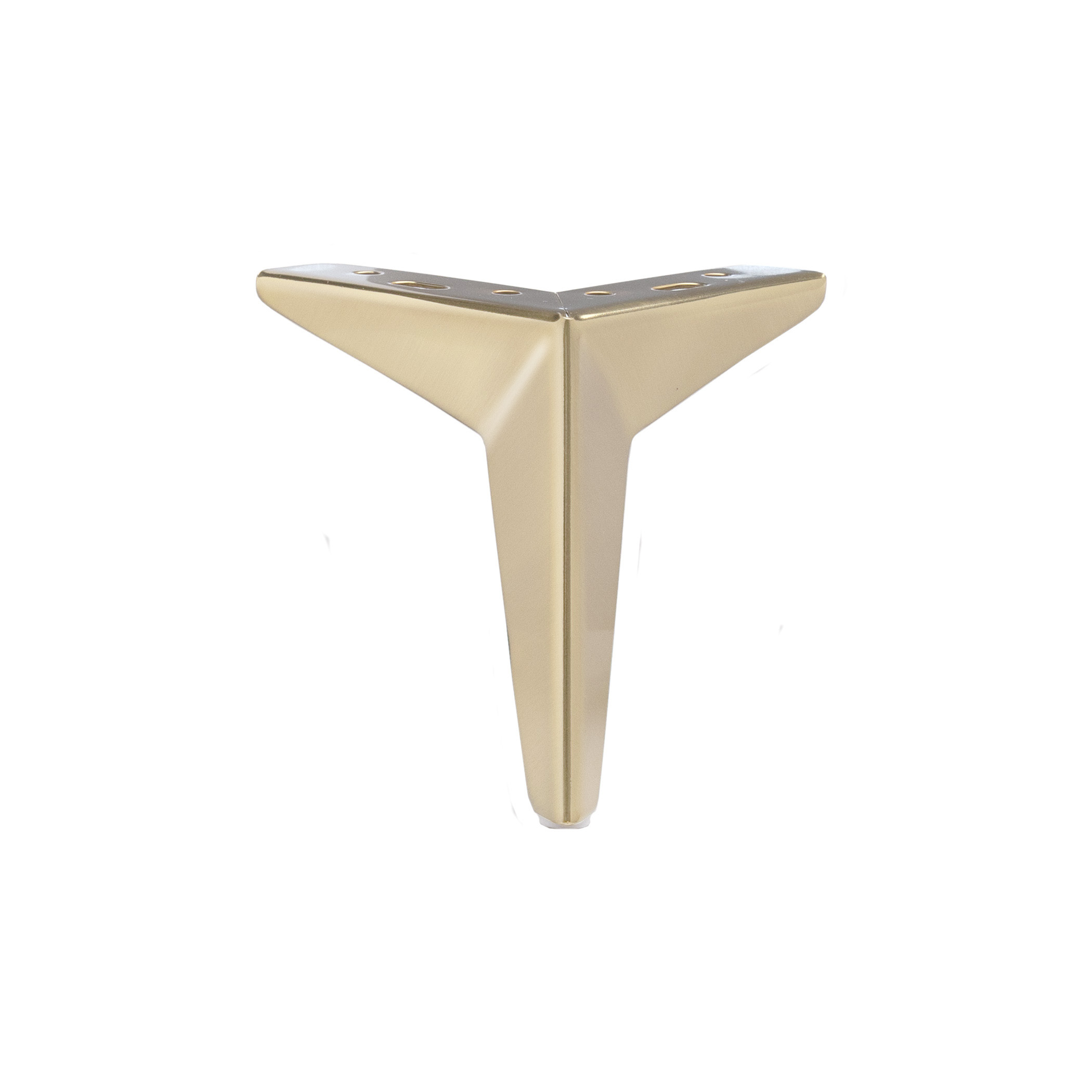Furniture support meth HELLY h100 corner matte gold AKS - Image 3