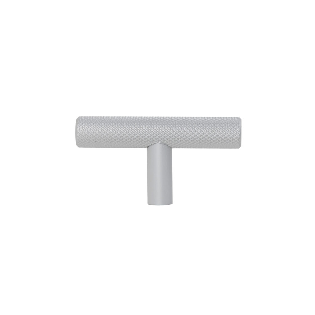 Furniture handle met button SNAKE brushed nickel, AKS