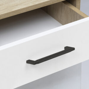 Furniture handle bracket met. MUSE 192 matte black, AKS - Image 5