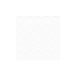 Self-adhesive plug to the eccentric white (20320) FOLMAG (sheet-28 pcs.) - Image 1