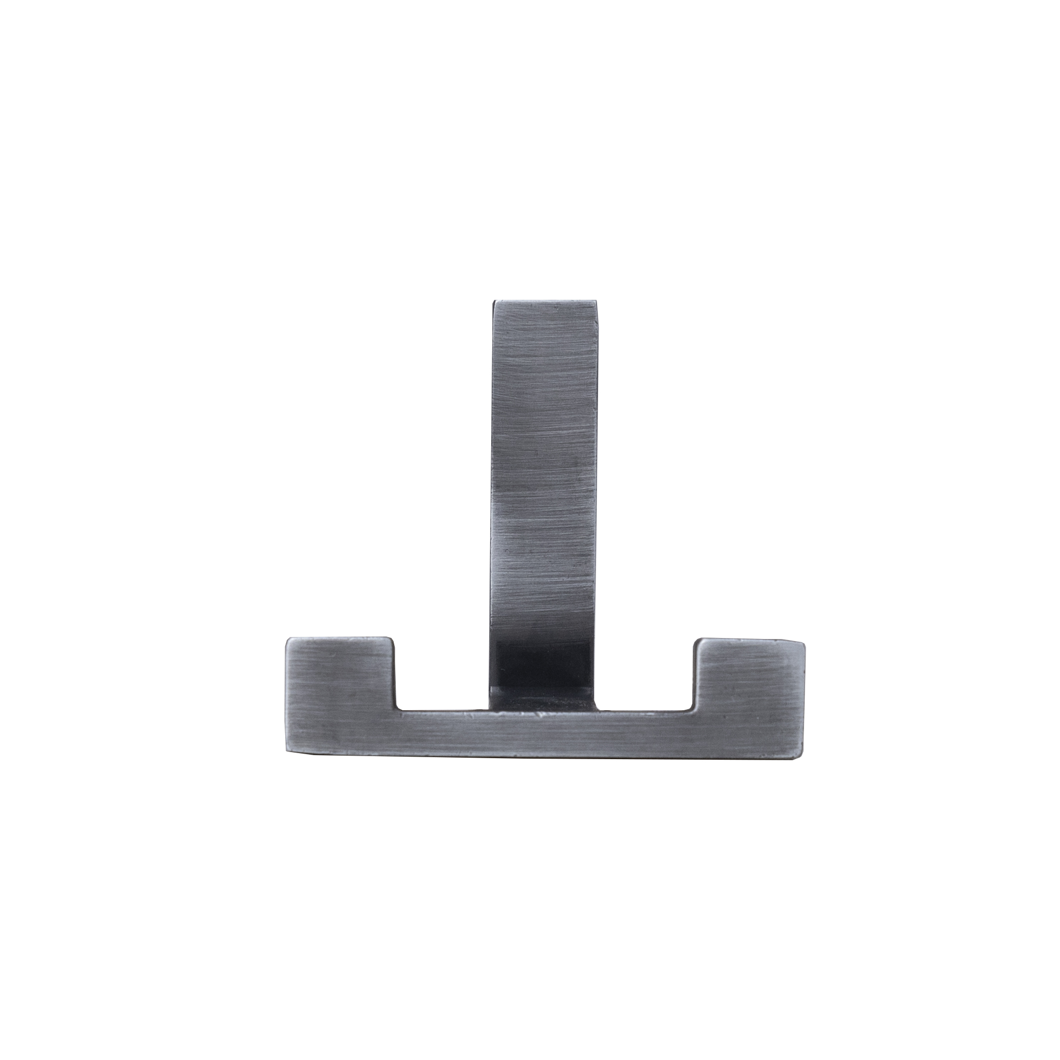 Furniture hook two-horn met. LEGGO brushed titanium AKS - Image 4