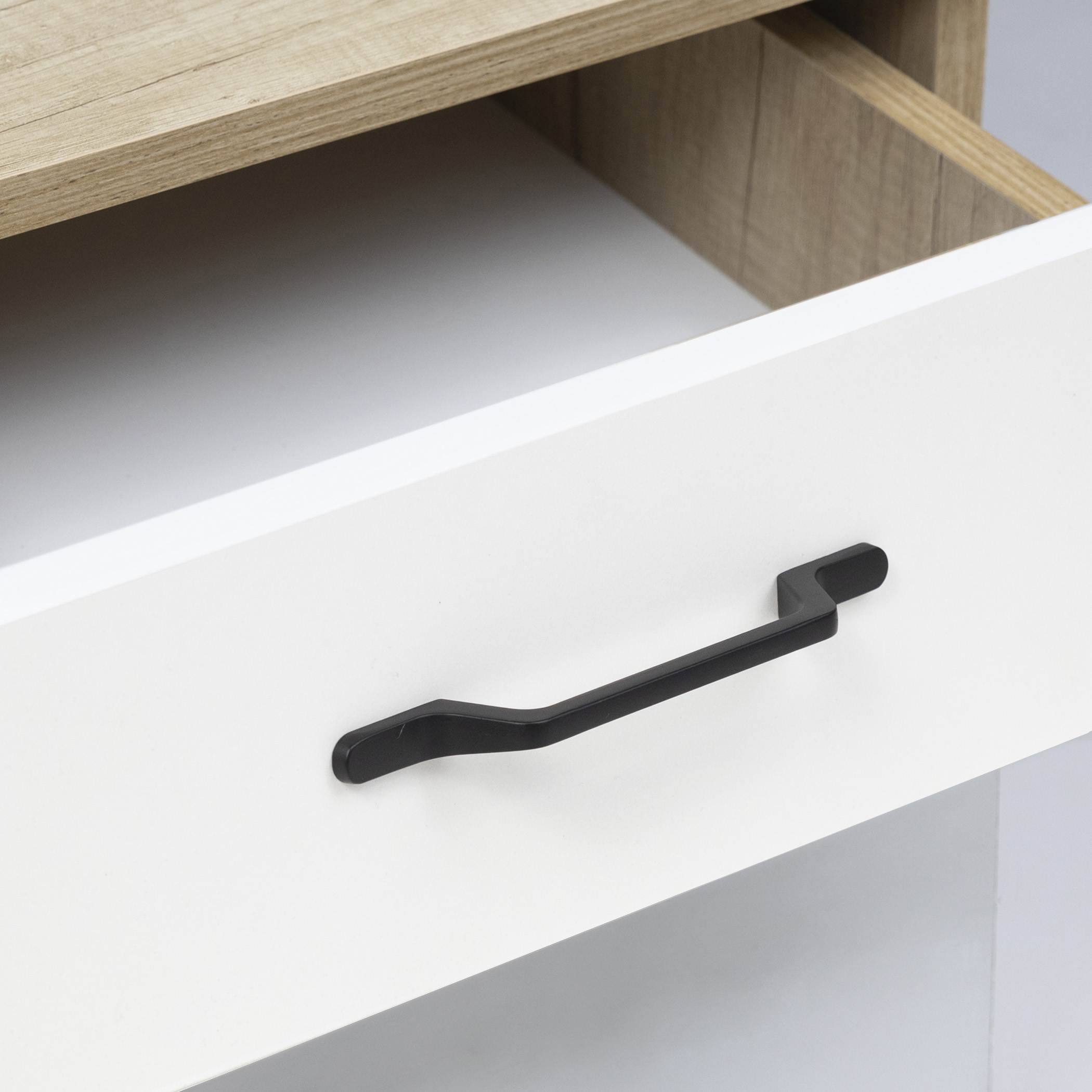 Furniture handle bracket met. SIGN 128 black, AKS - Image 7