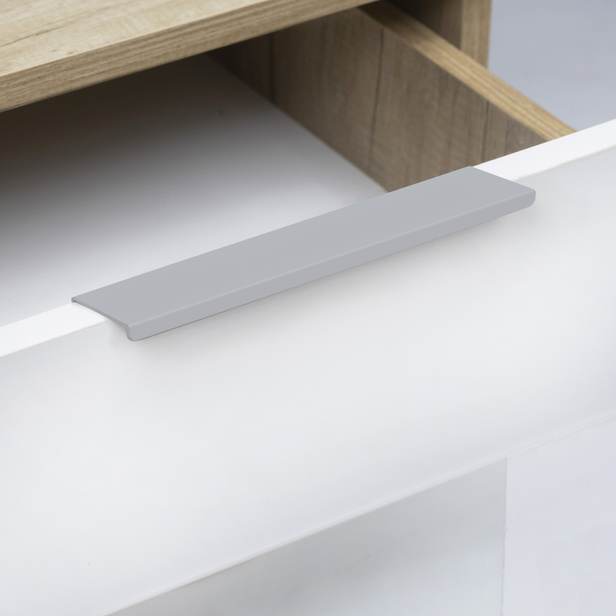 Furniture handle aluminum invoice INSIDE 96/150 matte chrome, AKS - Image 5