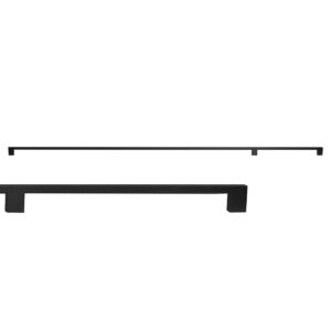 Furniture handle aluminum bracket BLISS 1200 matte black, AKS - Image 3