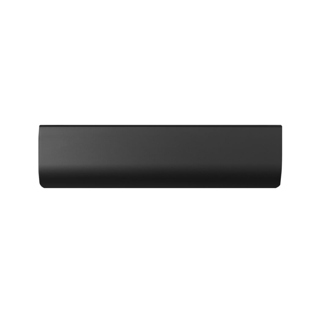 Ручка меб. накладная алюм. MONBLAN 320/400 черный матовый, AKS