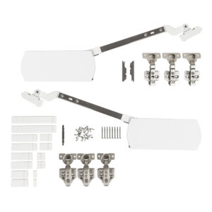 Upper lifting mechanism M with door closer for two doors PRIME by AKS ZEVS white - Image 3