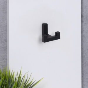 Furniture hook two-horn met. BENZ matt black AKS - Image 9