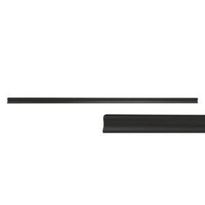 Furniture handle aluminum bracket SERENE 512/597 matte black, AKS - Image 3