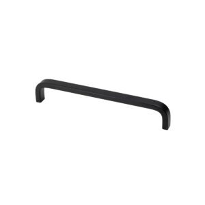 Furniture handle aluminum bracket STRIPS 320/327 matte black, AKS - Image 1
