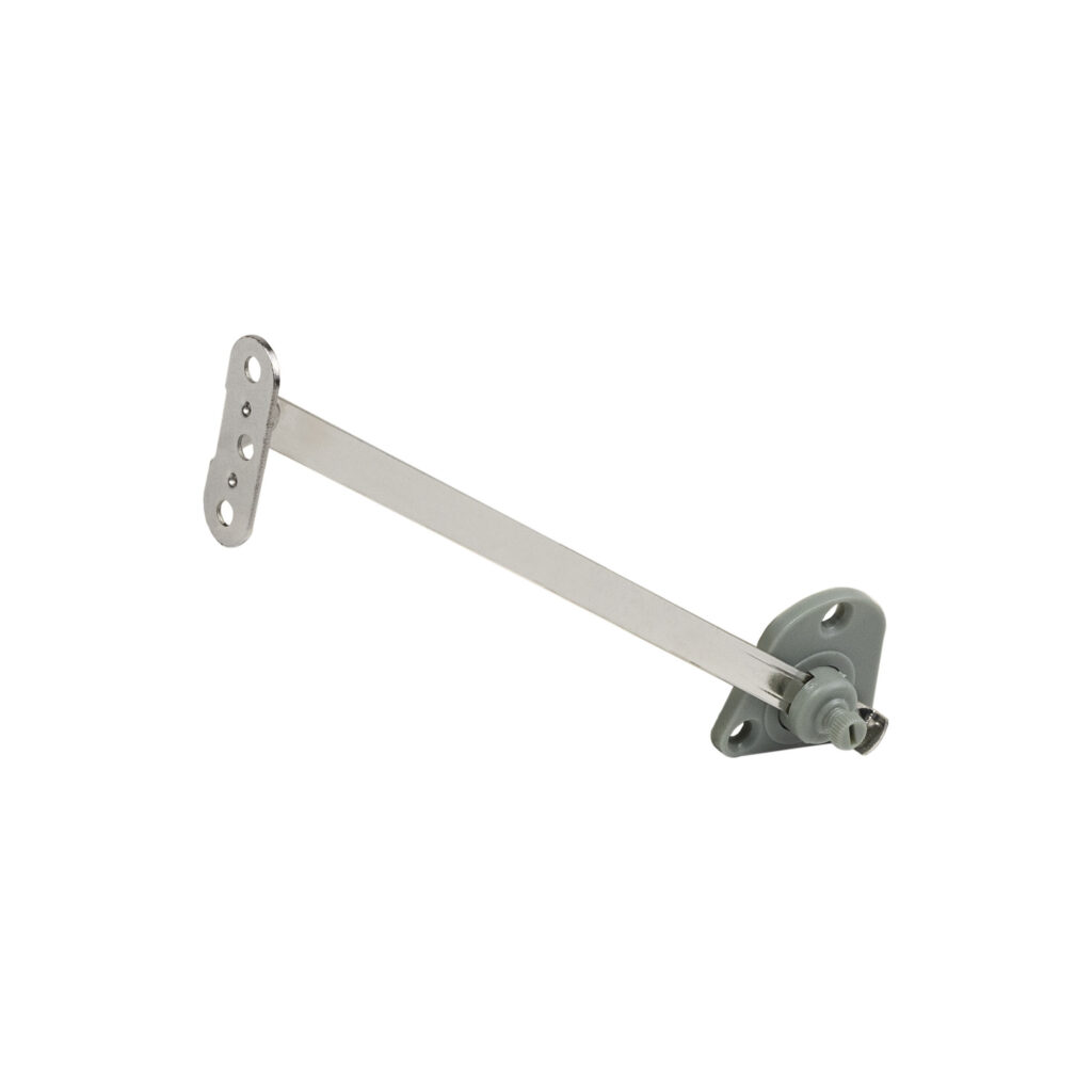 Bracket for flaps with brake and lock GRIDLI gray
