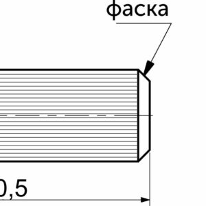 Шкант деревянный 8*30 (уп/2тыс.шт) эвкалипт AKS - изображение 2