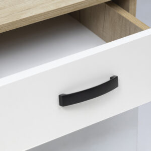 Furniture handle bracket met. Rio 192 matte black, AKS - Image 7