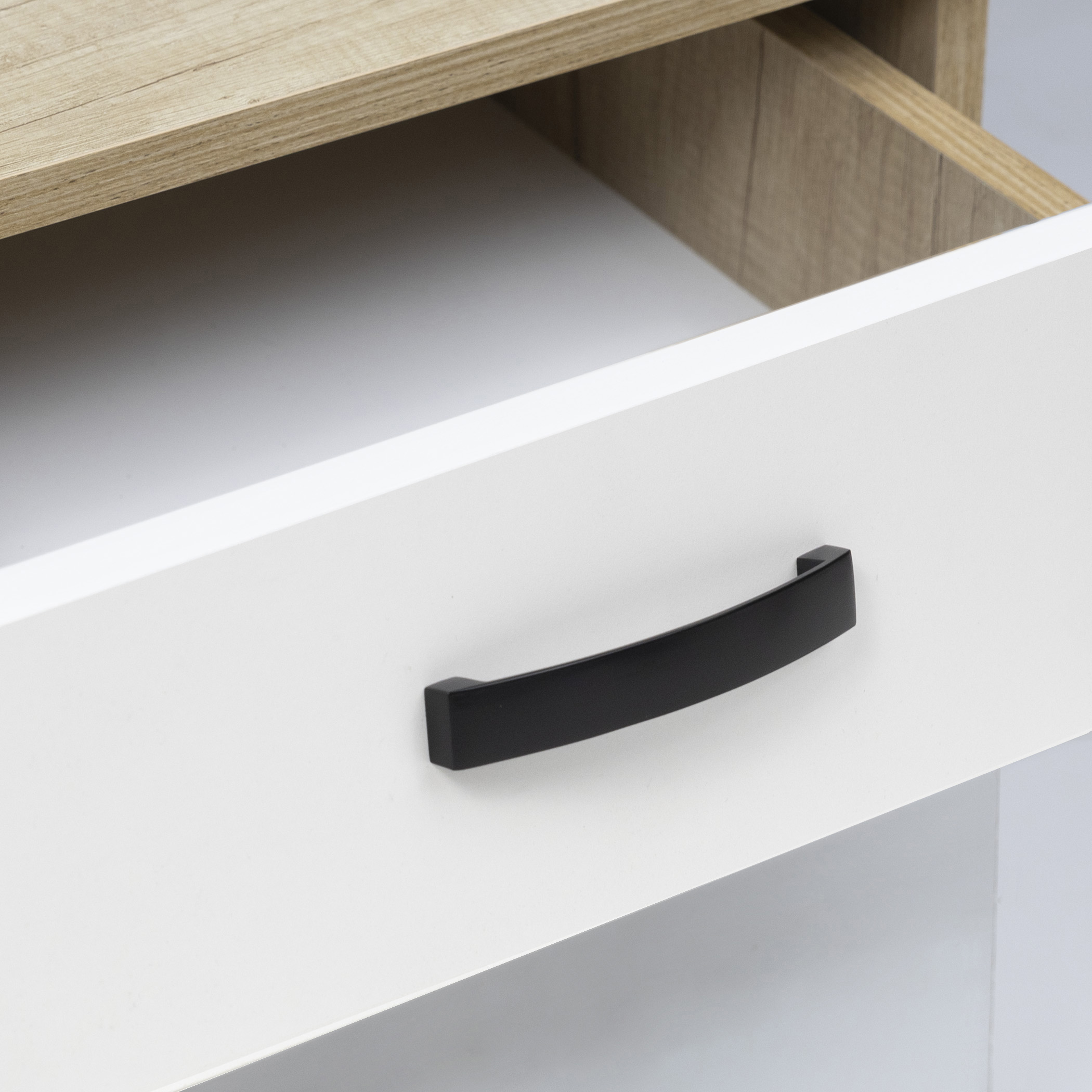 Furniture handle bracket met. Rio 192 matte black, AKS - Image 7