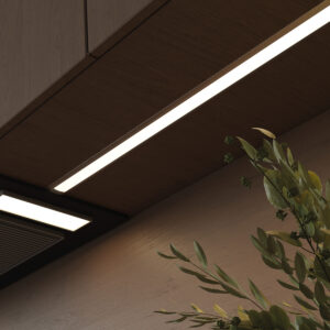 Aluminum mortise profile LIRA-1707 with screen, aluminum color, 3m, AKS - Image 3