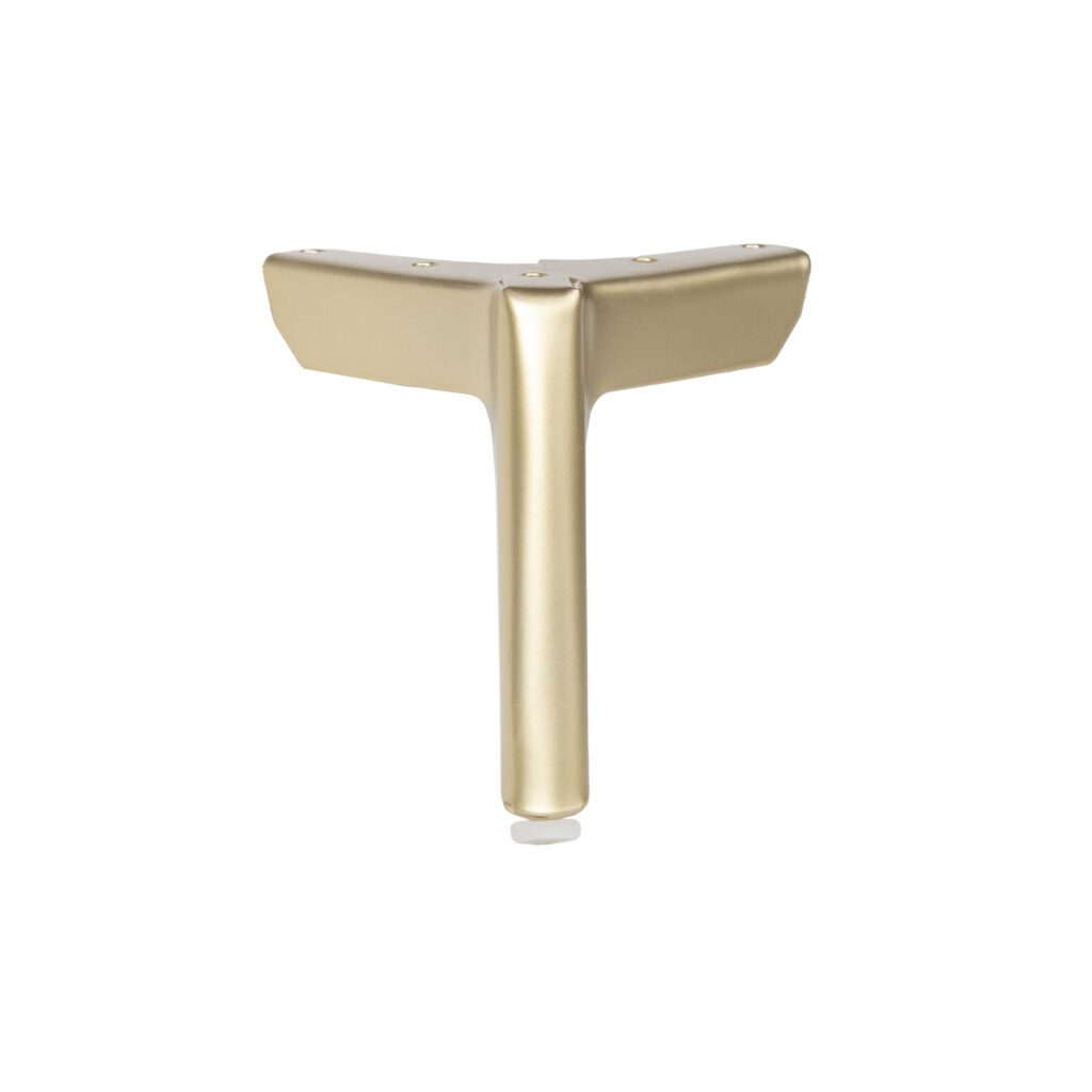 Furniture support meth TRIADA h120 corner matte gold AKS
