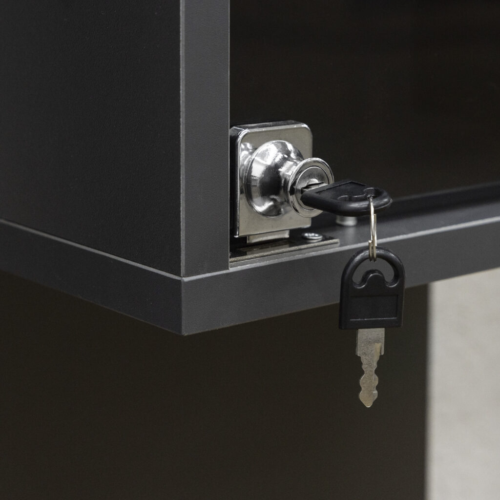 Lock for glass swing door mechanical 407 AKS