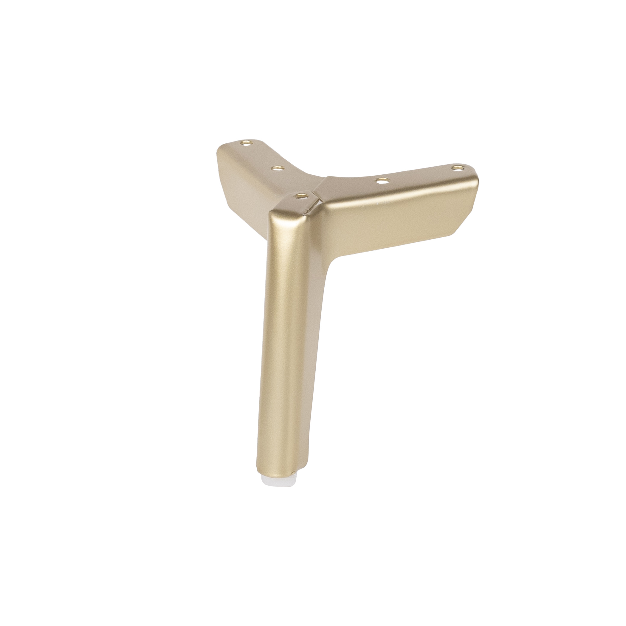 Furniture support meth TRIADA h120 corner matte gold AKS - Image 1