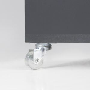 Furniture wheel SHIFT d35 h51 with platform, transparent AKS - Image 4