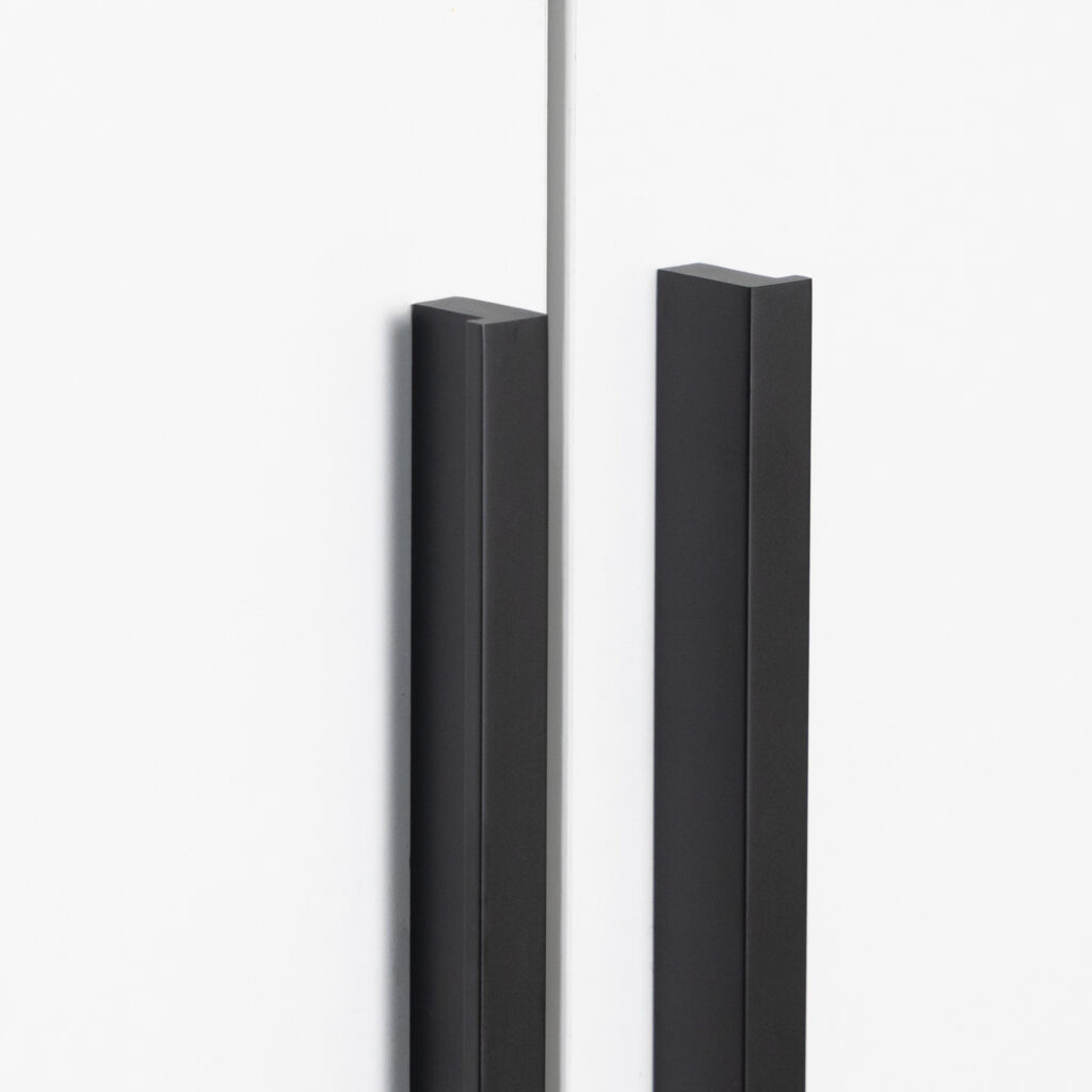 Furniture handle aluminum bracket PIANO 1056/1200 matte black, AKS type 2
