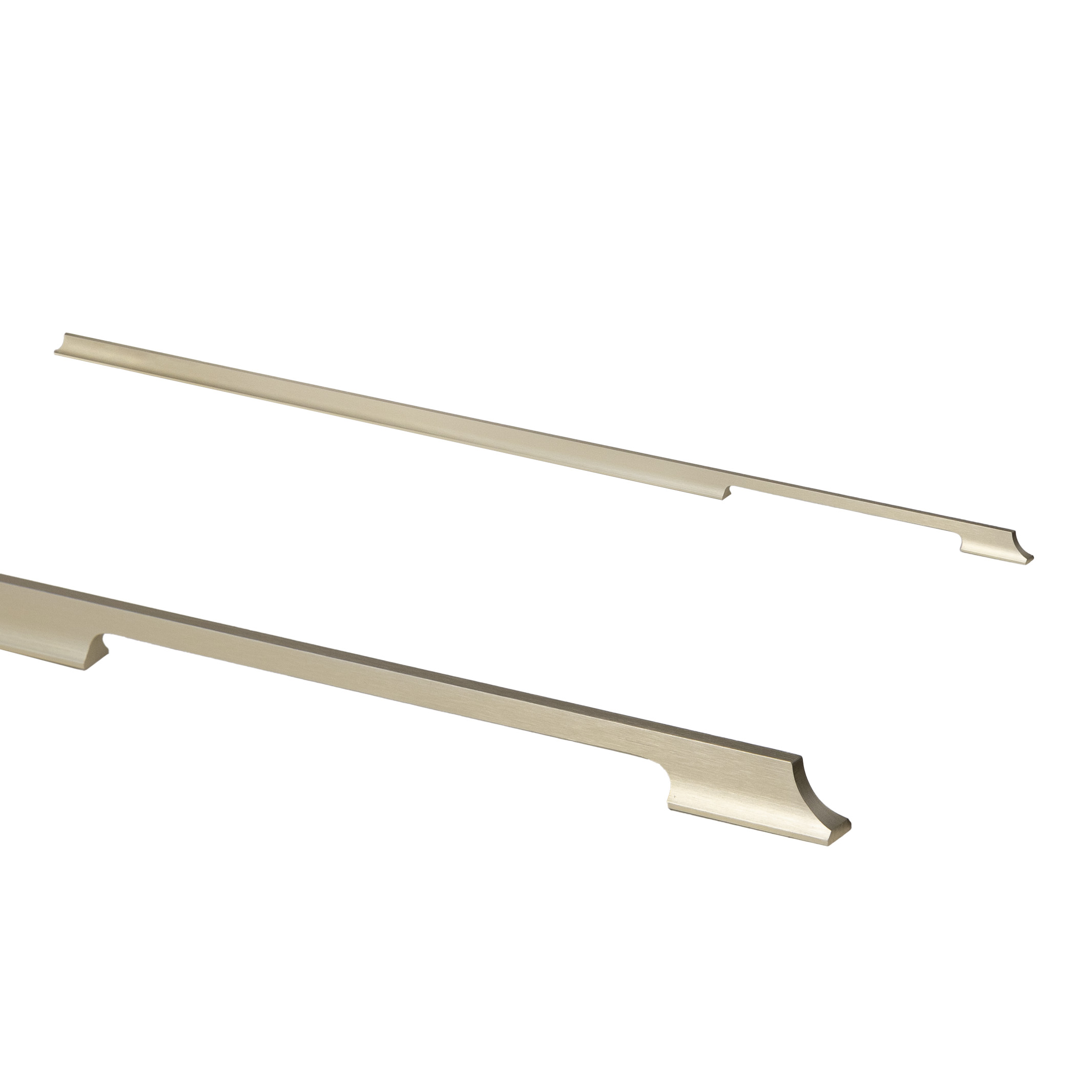 Furniture handle aluminum bracket DREAM 1152/1200 brushed gold, AKS - Image 1