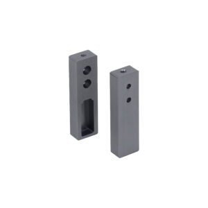 Rectangular wardrobe rod holder. FAME/1 end, graphite brush AKS - Image 1