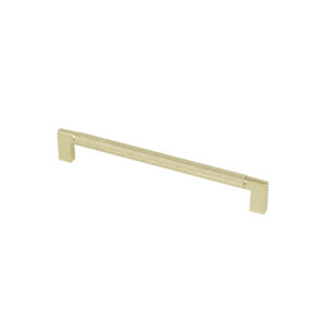 Furniture handle bracket met. MUSE 192 brushed gold, AKS - Image 1