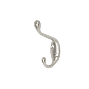 Furniture hook two-horn met. VIOL satin AKS - Image 1