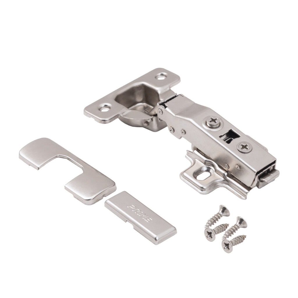 Overhead hinge without spring 45mm h0 clip-on PRIME by AKS (screws, plugs) (pack = 2 pcs.)