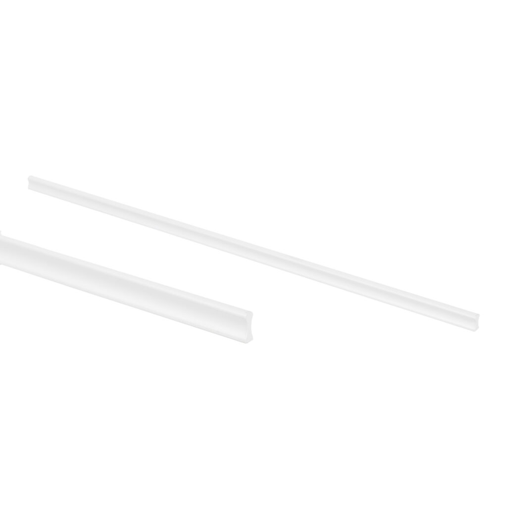 Furniture handle aluminum bracket SERENE 512/597 white matt, AKS