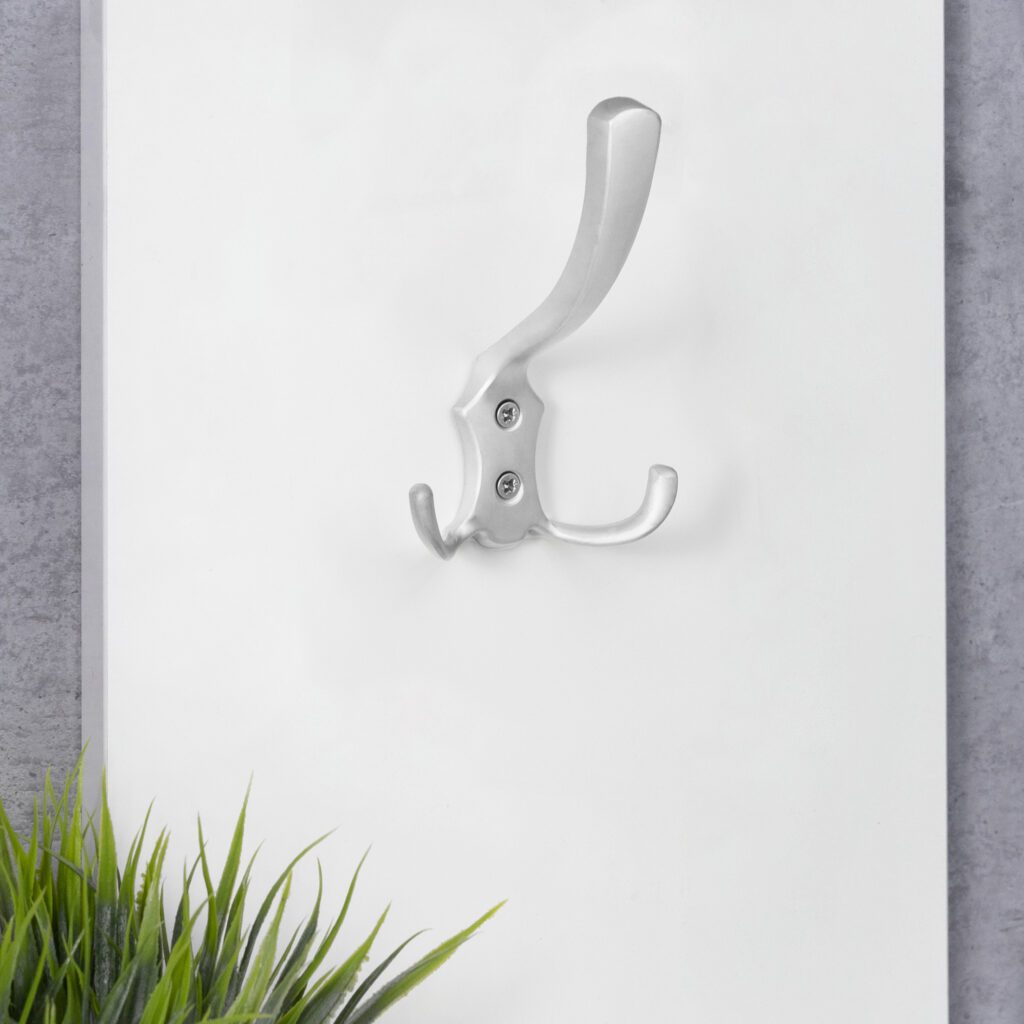 Furniture hook three-horn met. WP59 matte chrome GRIDLI