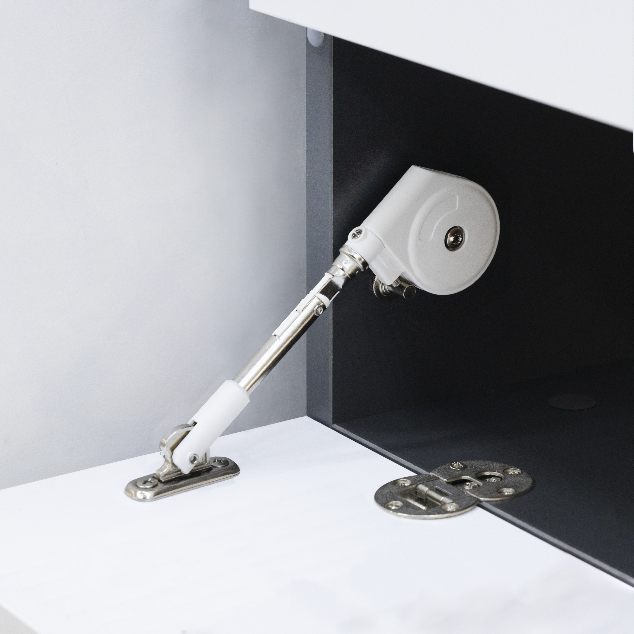 ამწევი  მექანიზმი ბარის ქვედა  AKS SMART LIFT თეთრი, მინი - Image 5