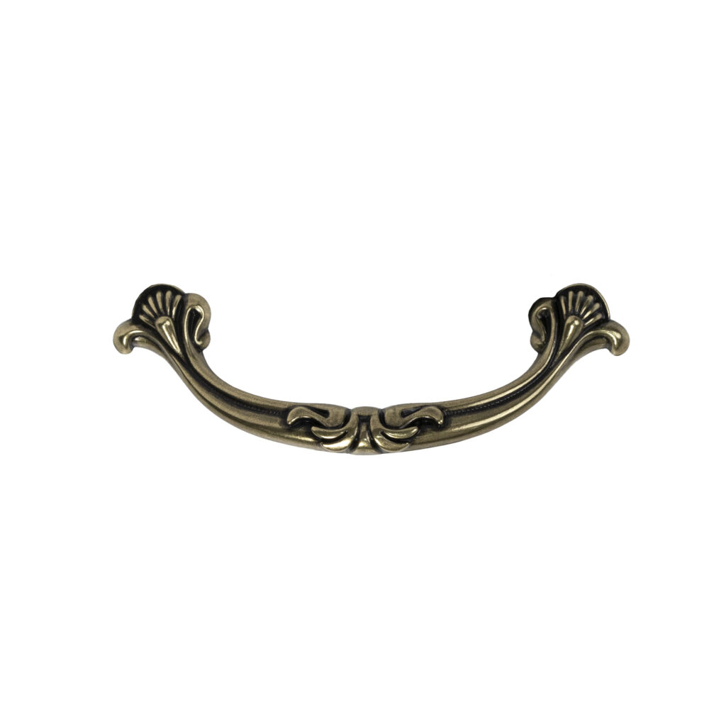 Furniture handle bracket met. LIRA 96 old gold, AKS