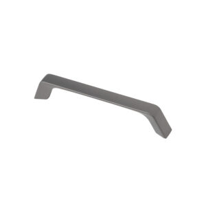 Furniture handle bracket met. TECHNO 128 graphite, AKS - Image 1