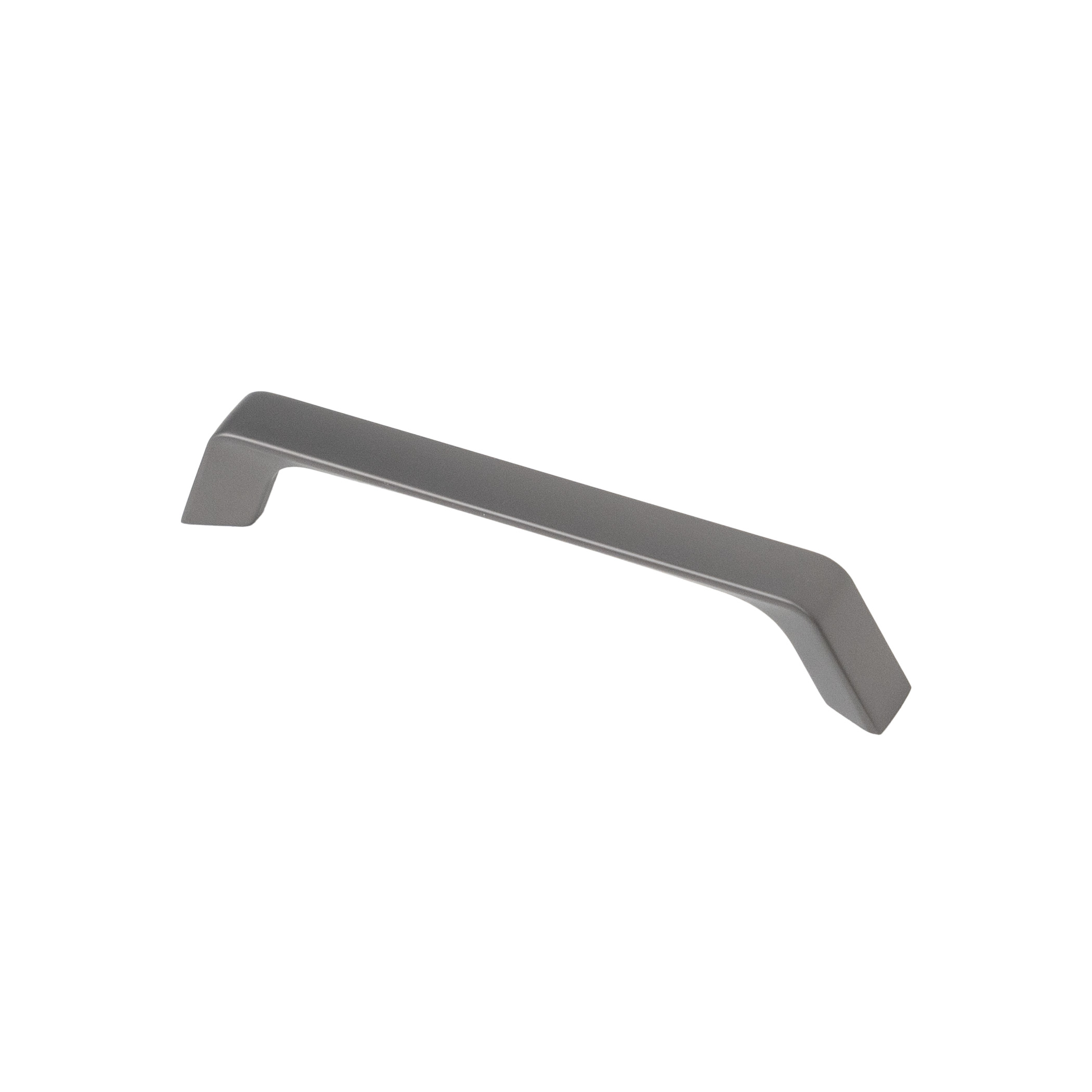 Furniture handle bracket met. TECHNO 128 graphite, AKS - Image 1