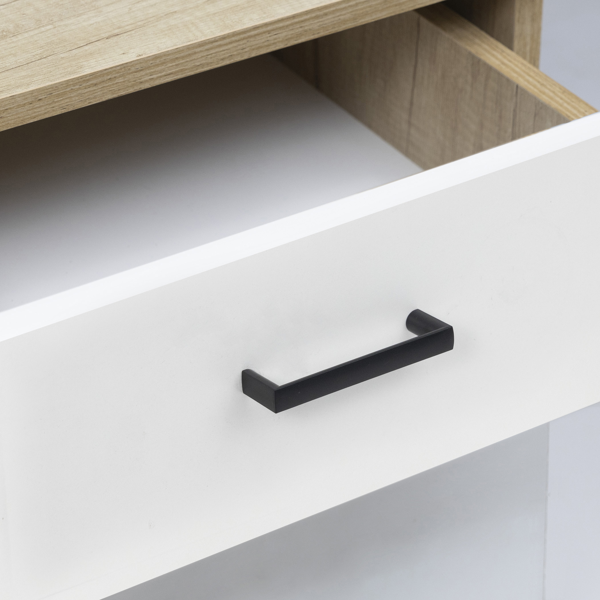 Furniture handle bracket plastic. PS155/S155 96 black matt AKS - Image 4