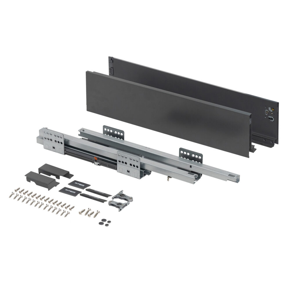 Система ящиков Slimbox Evolution L-500 H=116 графит SOFT CLOSE ДСП16мм
