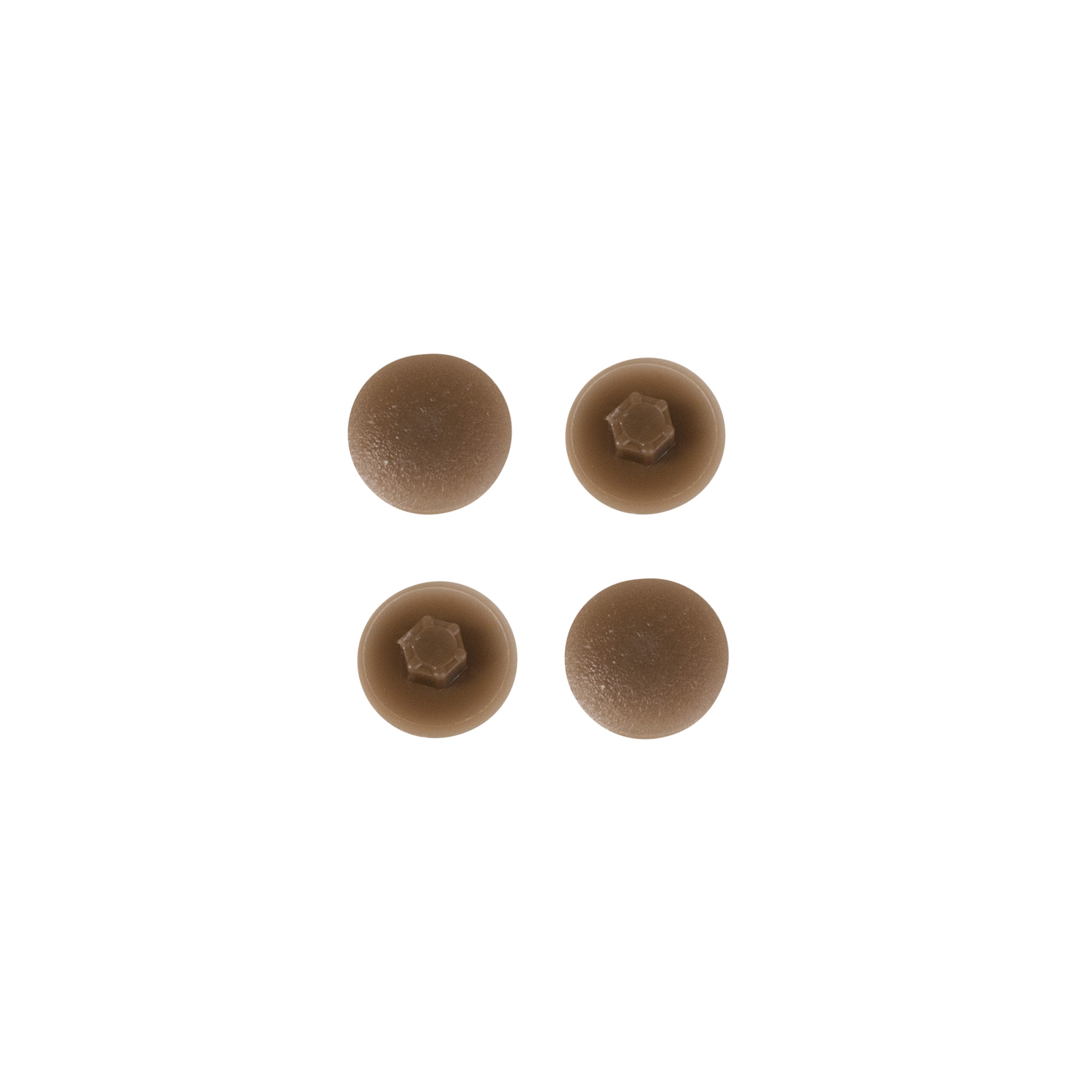 Plastic plug for confirmations hazelnut (08) PL (pack of 1 thousand pieces) - Image 1