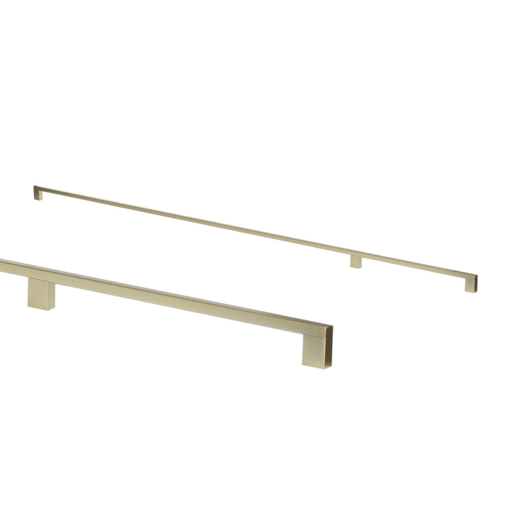 Furniture handle aluminum bracket BLISS 1200 brushed gold, AKS