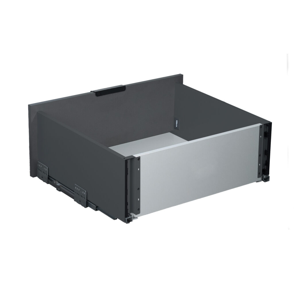 Система ящиков Slimbox Evolution L-450 H=199 графит SOFT CLOSE ДСП16мм