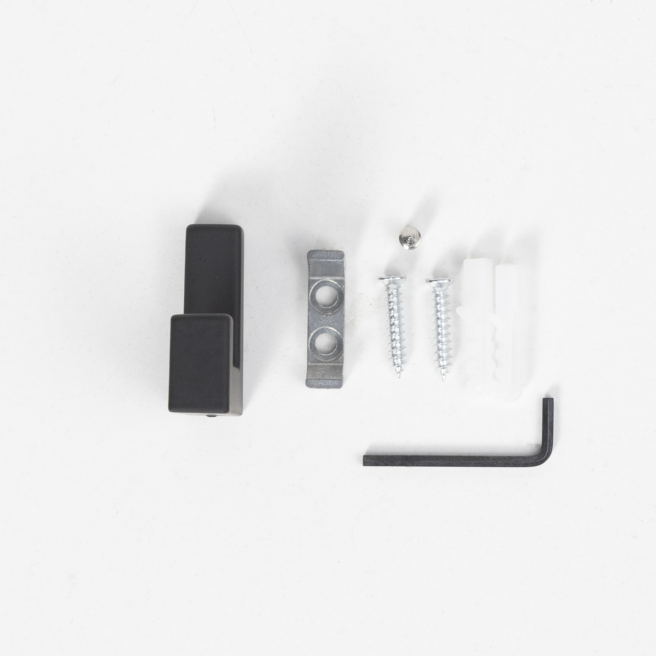 Furniture hook single-horn met. BENZ matt black AKS - Image 6