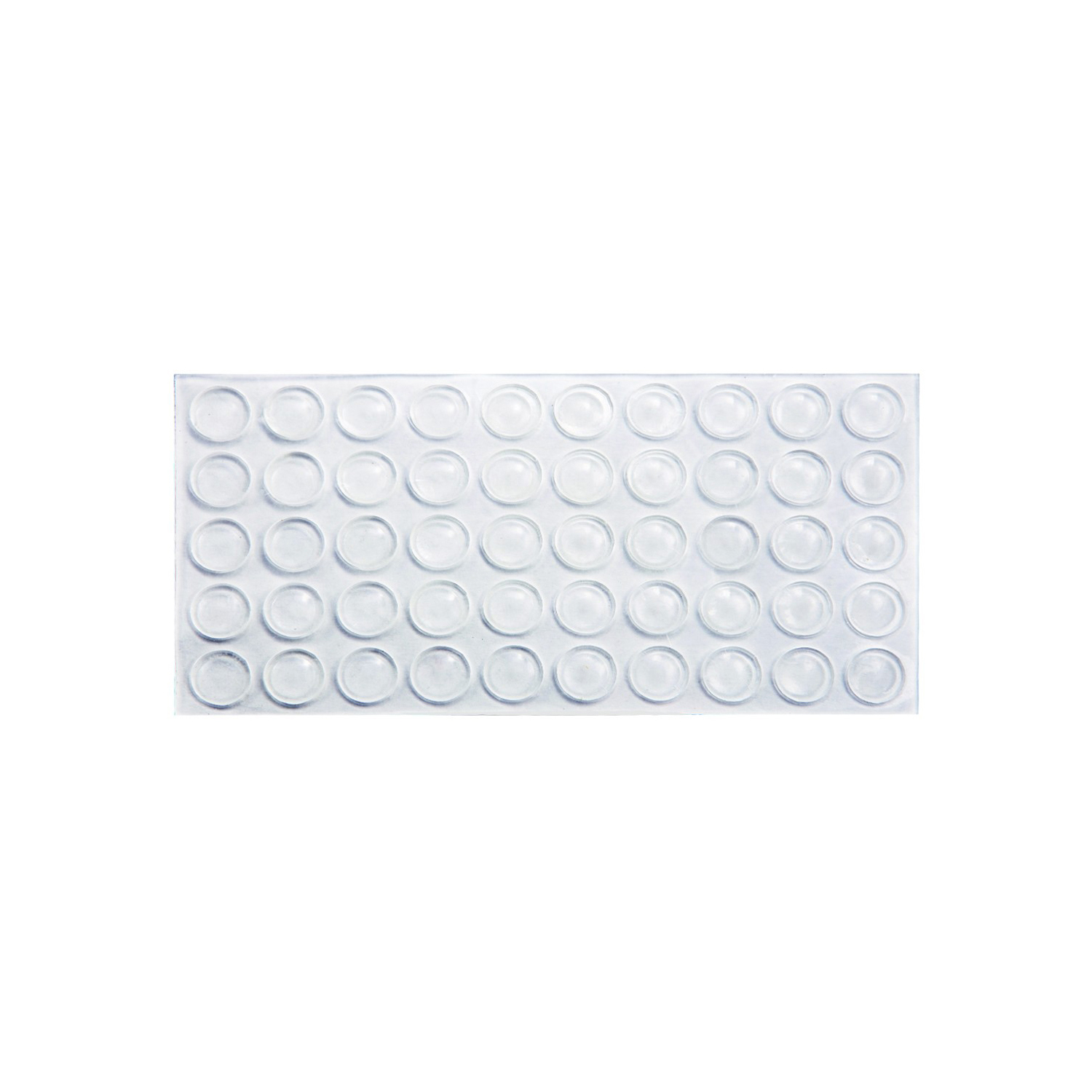 Silicone bumper d8 h=1.5 AKS (sheet = 50 pcs.) milky - Image 1