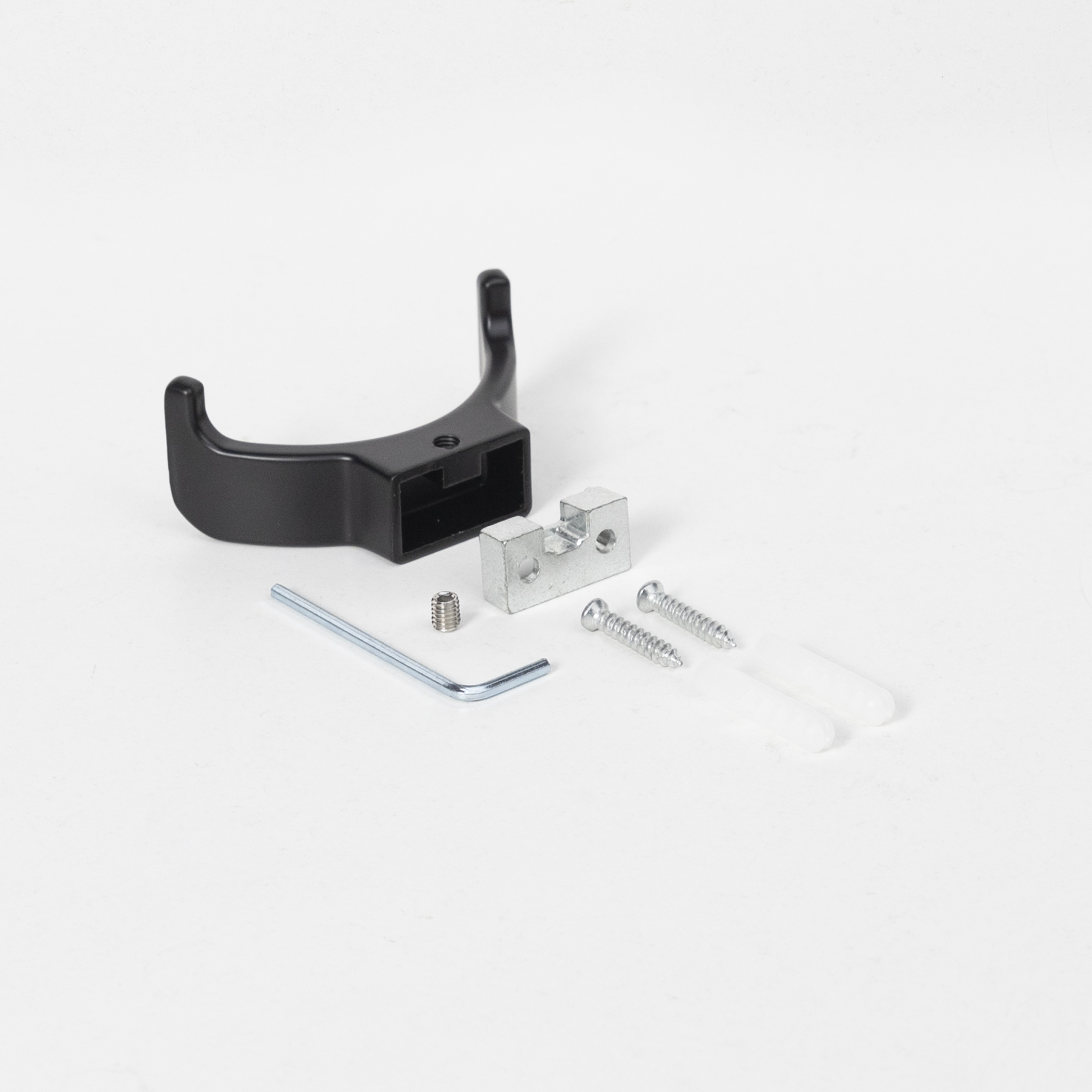Furniture hook two-horn met. BAR black matte AKS - Image 5