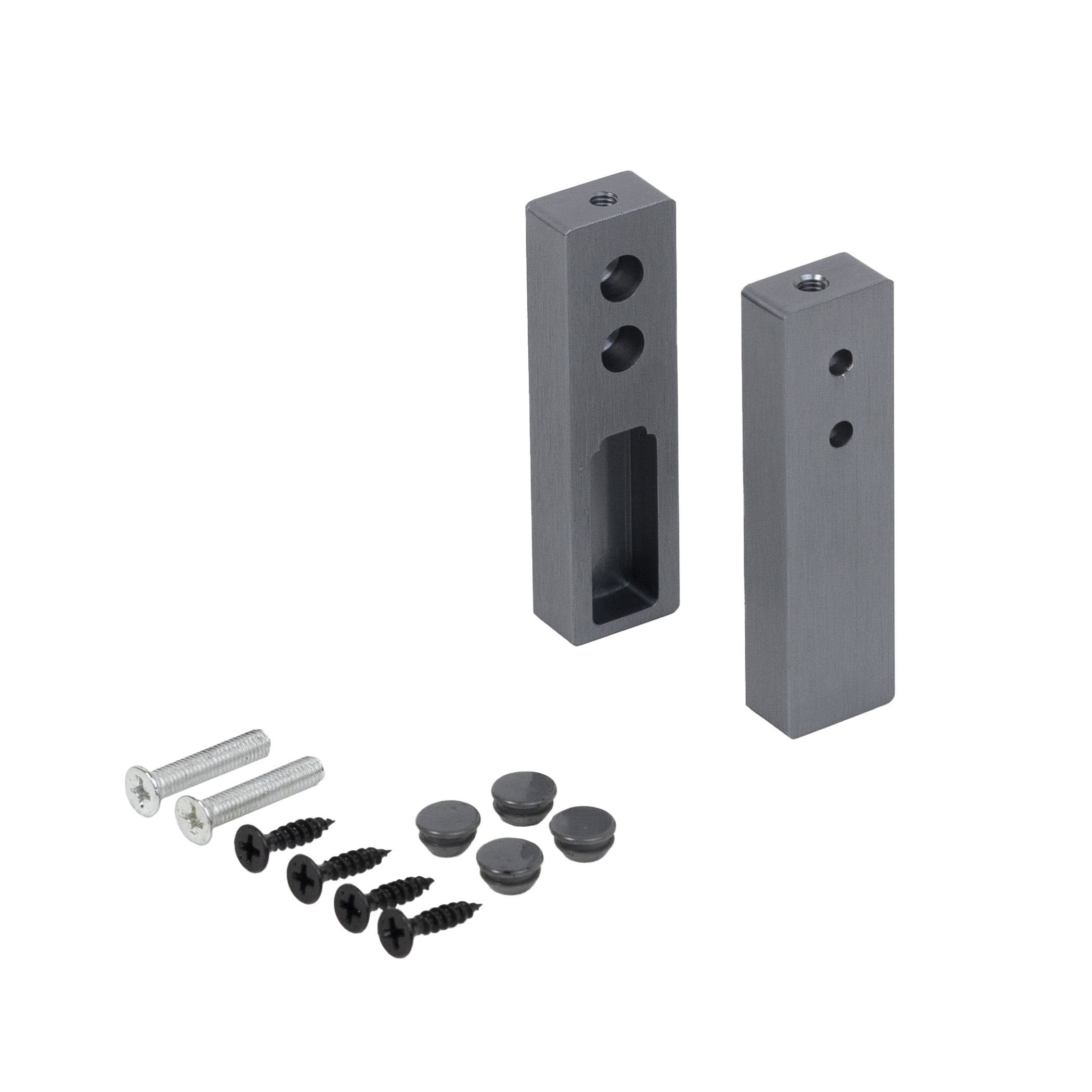 Rectangular wardrobe rod holder. FAME/1 end, graphite brush AKS - Image 3