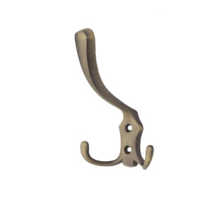 Furniture hook three-horn met. WP59 old gold GRIDLI - Image 1