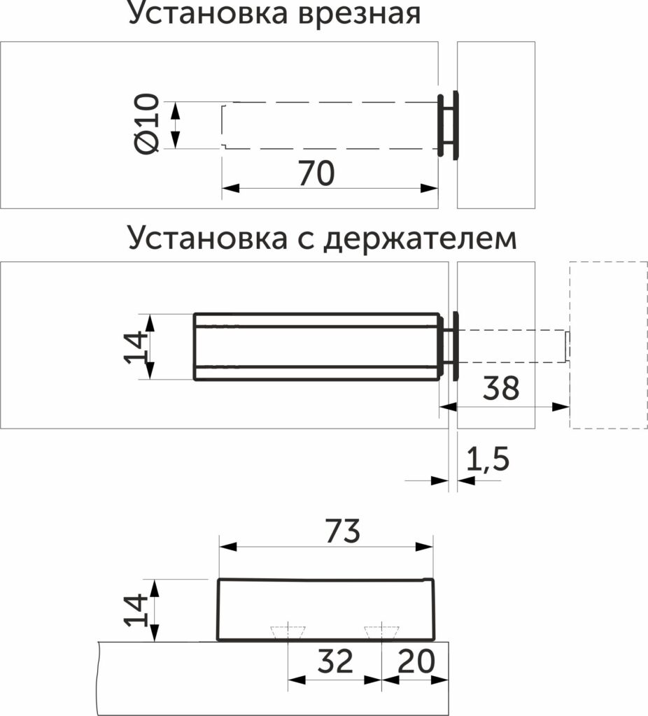 Tip on გაძლიერებული,  მაგნიტური წვერით,  ნაცრისფერი, AKS